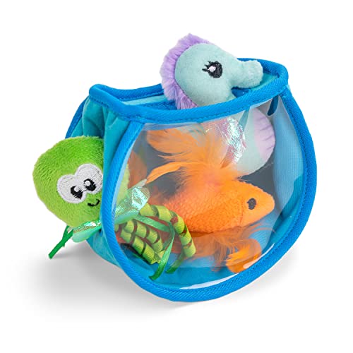 Hide & Seek Fish Bowl Interactive Cat Puzzle Toy