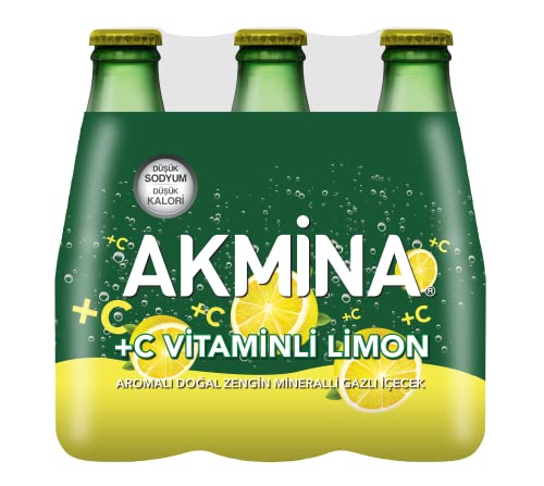 C Vitaminli Limon Aromalı Doğal Maden Suyu (6 x 200 ml)