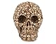 ds. distinctive style Skull Deko 5,5 Zoll Harzkopf Dekorative Totenkopf Statue Gothic Wohnkultur Halloween Dekorationen