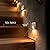 innofox Stick-on Motion Sensor Lights, Warm White LED Night Light, Stick-Anywhere Stair Lights, Closet Light, Battery Operated Wall Light for Kitchen, Hallway, Bedroom, Bathroom, Stairs, 6-Pack