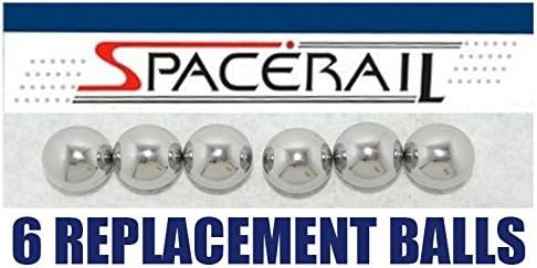 6 SPACERAIL Chrome Steel Replacement Balls Made in USA