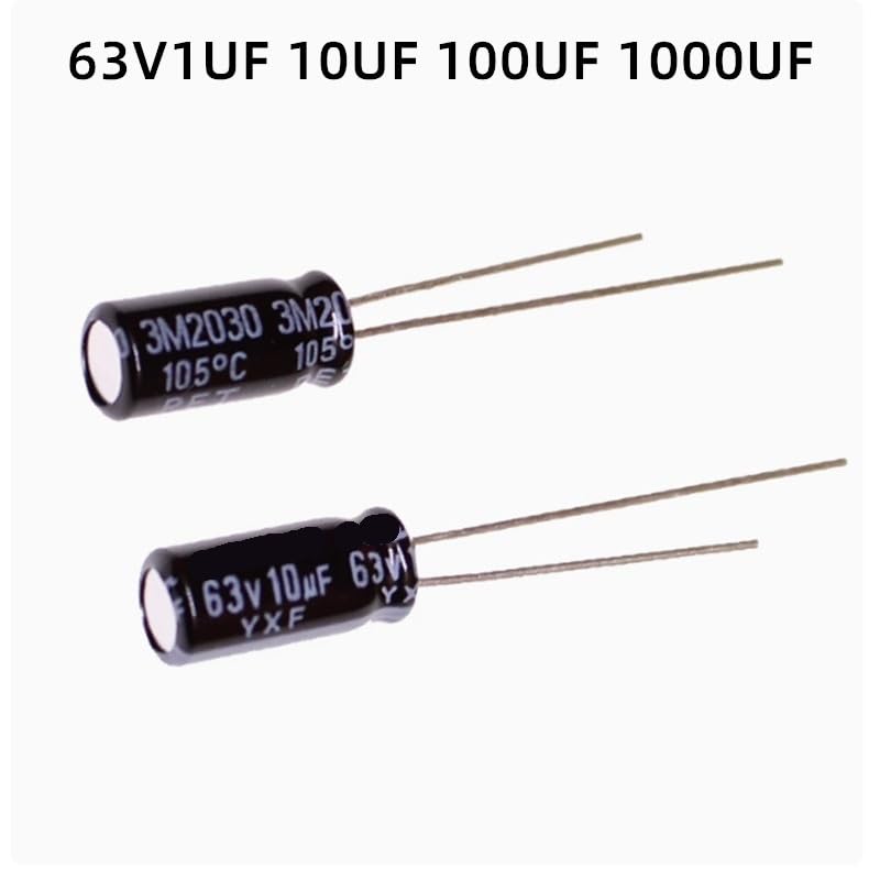 Capacitor 63V 100uF con dimensiones optimizadas de 10x12.5mm para ingenieros 2