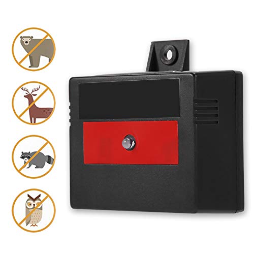 VIFERR Animal Repellent,Solar Powered Animal Repeller for Cats Foxes Skunks Raccoons for Patio/Lawn/Garden/Farm