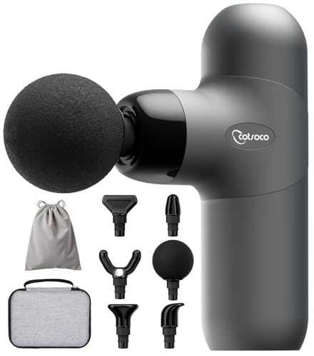 cotsoco 筋膜リリースガン8mm振幅 4段階強力振動 6つのヘッド付属 静音...