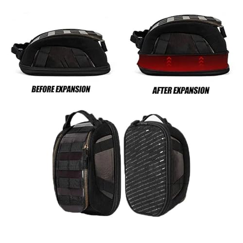 Bolsas de asiento para motocicleta y tanque magnético universal de viaje 4