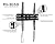 Mount-It! Ultra-Slim Fixed TV Wall Mount for 32–55 Inch Flat Screen TVs | Low Profile 1.1” Flush Design | VESA 200x200 to 400x400 | 77 lb Capacity | Quick Release Cords | 16” Stud Installation