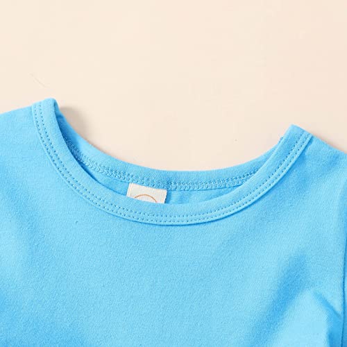 Girls Blankets Toddler Girls Short Sleeve Ruffles T Shirt Pullover Tops Cartoon Cow Printed Bell Bot