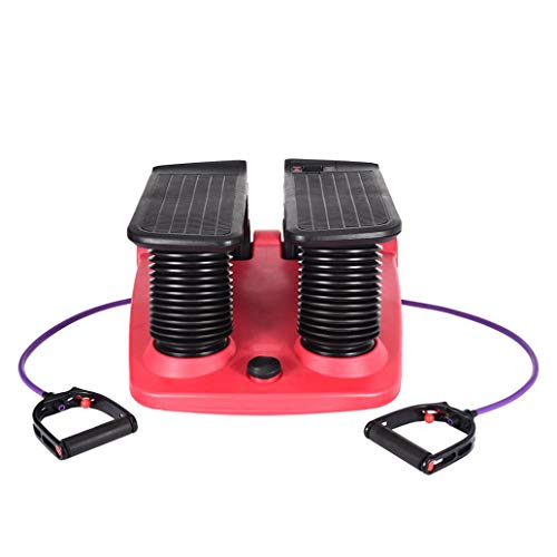 Lojitol Thigh Machine Mini Steppers with Resistance Bands Air Stepper Portable Climber Stair Stepper with LCD Monitor