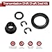 Atesilor Transmission Shift Shaft Seal Kit for Ford C4 C6, Includes Linkage & Throttle Valve Seals, Grommet, E-clip, Replaces C7AZ7B498A