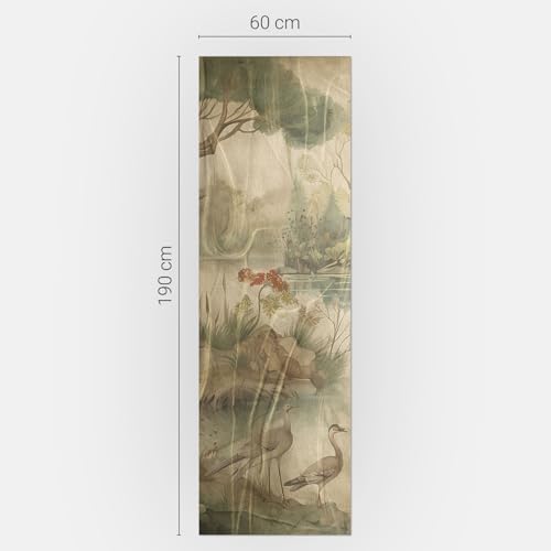 Tapis magnétique 60x190 haut de gamme finition mate oiseaux