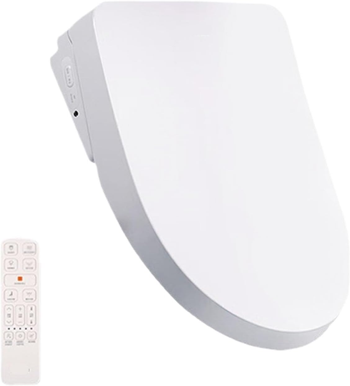 Smart Heated Toilet With Warm Air Dryer And Adjustable Water And Temperature