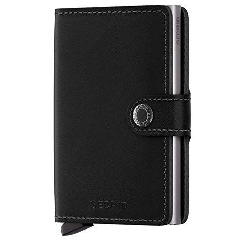 Secrid Men Mini Wallet Genuine Leather RFID Safe Card Case for max 12 cards 16mm slim Brown2