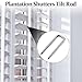 Jetec 170 Pieces Repair Plantation Shutters Tool Set Plantation Shutter Louvers Staples Replacement Repair Pins for Windows Tools Supplies (Regular Size)