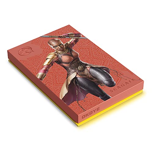 Seagate FireCuda 2TB tragbare externe Festplatte, kompatibel mit PS4, PS5, Xbox One/Series, PC Marvel Edition Okoye, USB 3.2, inkl. 3 Jahre Rescue Service (STLX2000403)