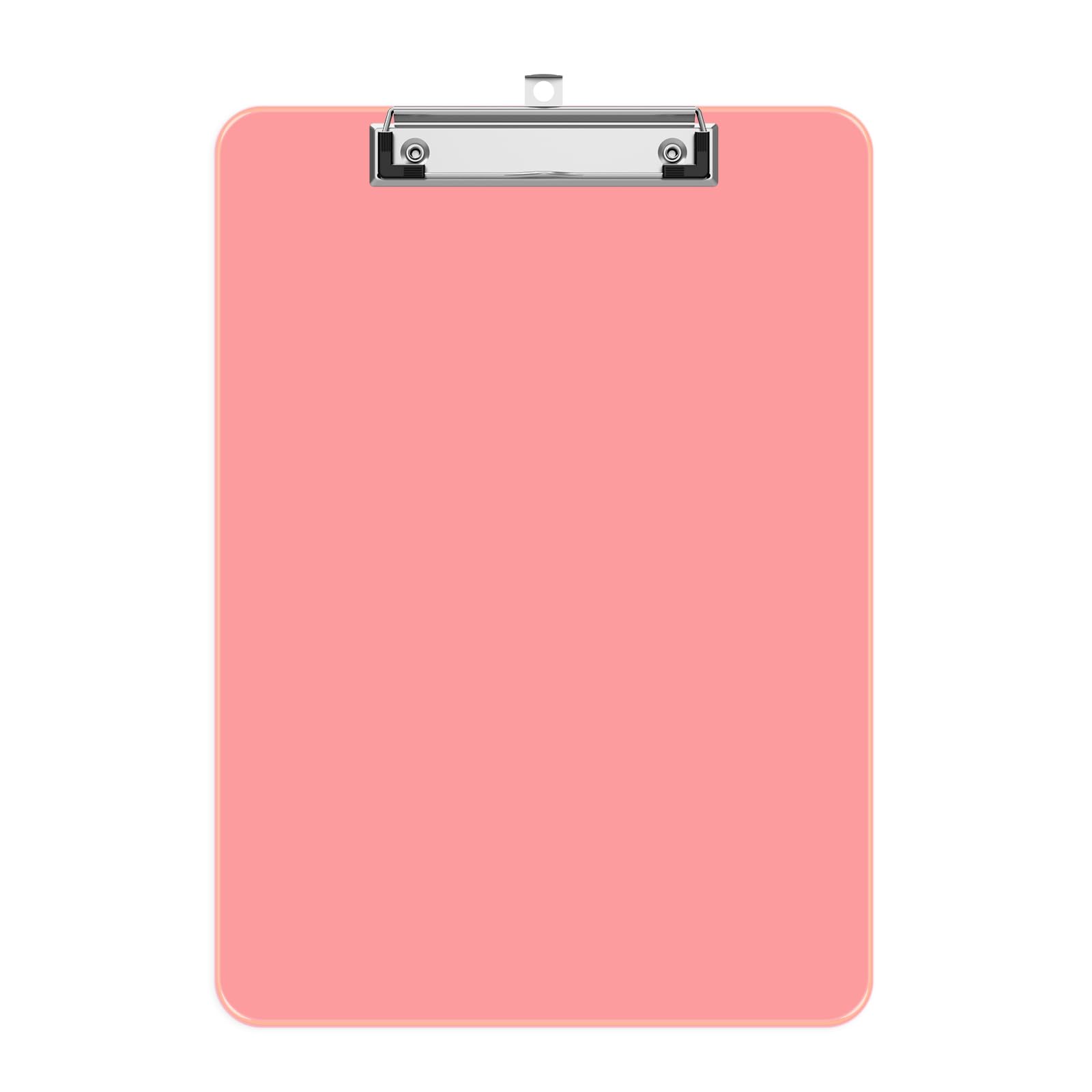 Portablocco in plastica formato A4, 21 x 28 cm, con clip a basso profilo, formato lettera, per scuola, insegnanti, studenti, scuola e ufficio