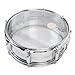 Snare Drum 14.6 X 6in Transparent Beginner Practice Snare Drum with Shoulder Strap for Performance and Practice Alloy Steel Poplar Wood