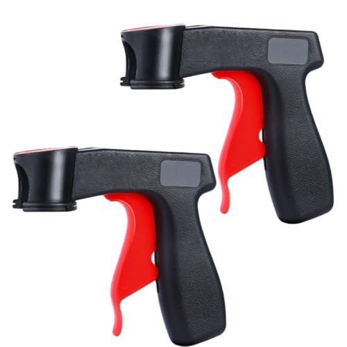 Lot de 2 accessoires pour machine à peinture, bombes de pulvérisation, porte-bombes de pulvérisation, Poignée pour Pistolet et Porte-Bouteille, poignée pour le bricolage des roues