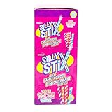 Silly Stix, Sour Powder Candy Straws, Box of 100 count