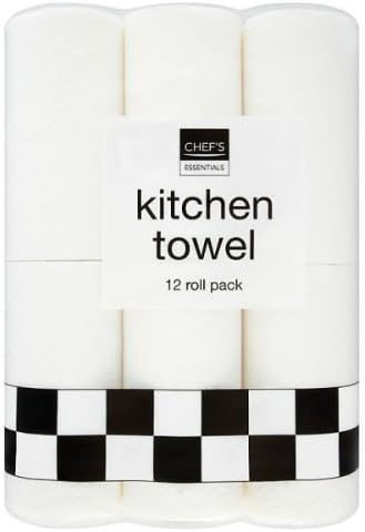 Chef's Essentials Kitchen Towel 12 Roll by Chef's Essentials