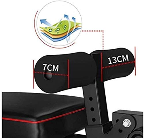 Kwee Adjustable Weight Bench Workout Bench, Foldable Sit-Up Abdominal Back Extension Strength Training Bench Roman Chair Preacher Curl #TOP3