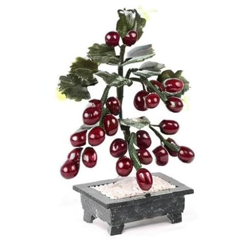 Lachineuse - Feng Shui-Baum - Schützender Traubenbaum - Symbole für Familie und Kinder - Chinesisches Deko-Objekt - Maße 19 x 15 x 7 cm - Geschenkidee China Asien