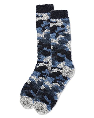 MeMoi Men's Camo Fuzzy Warm Cozy Crew Socks3