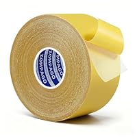 ZOMPAGO 20m Doppelseitiges Klebeband, strapazierfähig, 4.5cm Breite, Extra Starke Transparentes Netz-Teppichklebeband, Wasserdicht, Abnehmbares, Super Strong montageband, Innen- & Außenbereich.