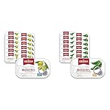 King Oscar Wild Caught Mackerel Bundle - Skinless & Boneless in Olive Oil (4.05 Ounce, Pack of 12) and Mackerel in Olive Oil with Jalapeño Peppers (4.05 Ounce, Pack of 12)