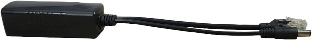 POE Splitter Gigabit for Switch Port CCTV IP Camera 48V to 12V 2.5A 30W 15W Gigabit 1000mbps RJ45 to DC Power Supply Power Splitter (Size : 5 Pieces, Color : 100M 12V2A)