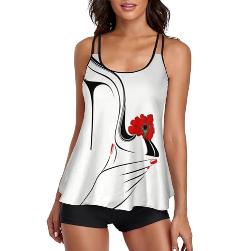 Short de Garçon avec Tankini et Robe de Plage Confortable