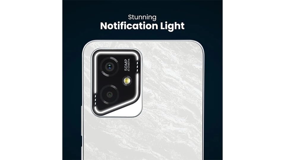 Image of Lava Yuva 2 5G Smartphones (Marble White, 4GB+4GB RAM, 128GB Storage) |Octacore T760 5G 6nm | 50 MP AI Camera |5000 mAh Battery