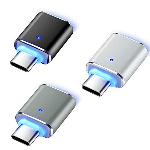 Adaptateur USB C (Lot de 3), Adaptateur OTG USB C vers USB 3.0, Adaptateur USB-C vers USB 3.0 Compatible avec Samsung Galaxy S22 S21 S20 Pixel Xiaomi Huawei MacBook Pro