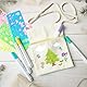 Taschen zum Bemalen für Kinder,8 STK Taschen Bemalen Kindergeburtstag,Stoffbeutel zum Bemalen,Stofftaschen zum Bemalen,Textilien zum Bemalenn,Umhängegeldbeutel Kinder DIY Malschablonen,Farbige Stifte