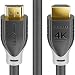 Produktbild deleyCON 1,5m HDMI Kabel 2.0 a/b - HDR 10+ UHD 2160p 4K@60Hz YUV 4:4:4 HDR HDCP 2.2 3D ARC Dolby Digital + Dolby ATMOS - Schwarz Grau