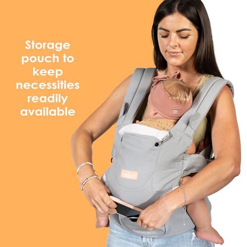 Baby Trend Caleo 3‑in‑1 Newborn Carrier, Snuggle Grey – 100% Cotton, Machine Washable, Lumbar Support & Built‑in Sun Hood by Baby Trend - Image 8