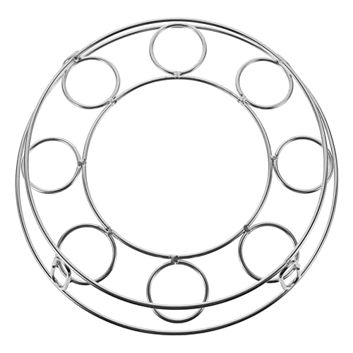 KOCKSHION Rejilla Vaporera Inoxidable para Ollas Soporte de Cocina Redondo Diseño de Limpiar y Almacenar Accesorio Práctico para Cocina