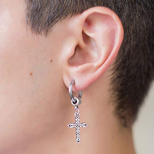 Brinco Masculino Faith - 1 peça (Não é o par)