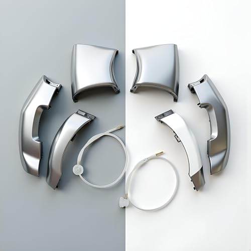 Image of 2Pcs White Aerosol Nozzle 360 Degrees Extension Hose for Male Stem Spray Cans 4.5mm Extension Fluid Auto Car Nozzle Film Body Repair Paint Spray Guns Paint Tools and Equipment (19.69in)