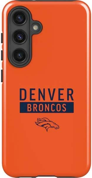 Skinit Impact Phone Case Compatible with Galaxy S25 - Officially Licensed NFL Denver Broncos Breakaway Design