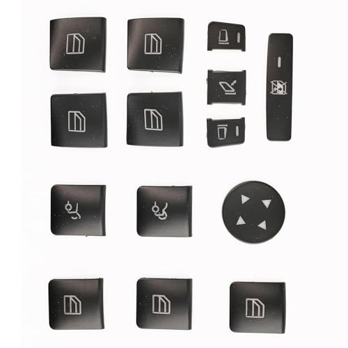 Réparer boutons usés Mercedes C180 autocollants lève-vitres et intérieur 2011-2014