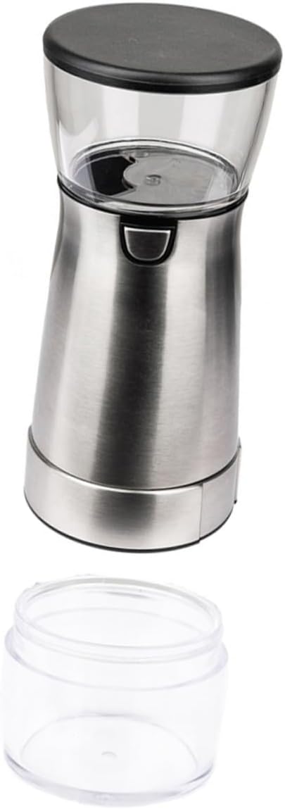 PRETYZOOM Electric Coffee Bean Grinder Quiet Removable Cup Style Stainless Steel Burr