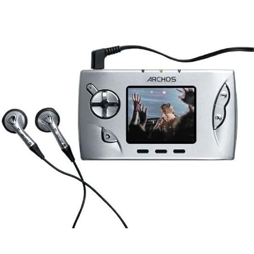 Archos G-Mini 402 Camcorder/Portable Media Player - Refurbished (Silver/Red)