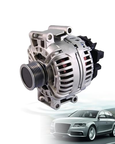 Image of 06H903016L Alternator 140A Compatible with 2009-2012 Audi | A4 A4 Quattro 2010-2013 A5 2010-2012 A5 Quattro 2010 S4 2011-2012 Q5 2.0L 3.0L Replace 06H-903-016LX
