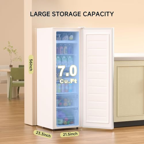 BANGSON 7.0 Cu.ft Freezer White
