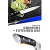 Dalstrong Chef Knife - 12 inch - Gladiator Series Elite - Forged High Carbon German Steel - Razor Sharp Kitchen Knife - Full Tang - Black G10 Handle - Sheath - Chef's Knife Gift - NSF Certified