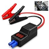 EC5 Smart Jumper Cable with Intelligent LCD Screen, Heavy Duty Jump Starter Clamps Replacement Automotive Booster Cables for 12V Car Battery and Other Brands