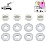 xcivi 4 Set Spigot Accessory Replacement for Glass Drink Dispensers, Spigot Rubber Bumper with Removable filter, Spigot for Beverage Dispenser Accessory Replacement - Grommet, Detachable filter