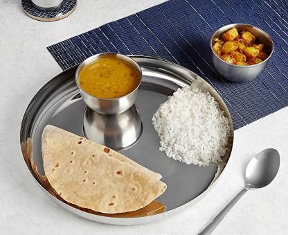 Image of BLeaf Stainless Steel-Premium Plate /Heavy Guage Plate (Pack of 6)