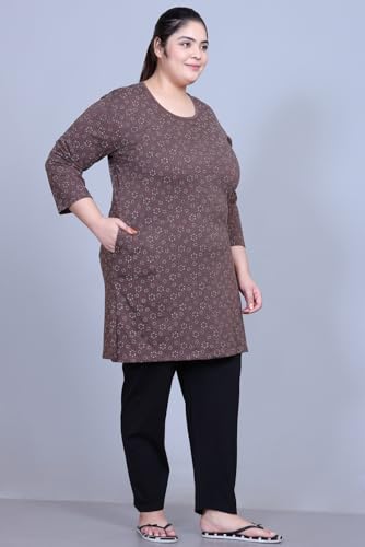 Image of RYSH Women's Plus Size Printed Longline Tops