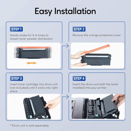 tn660 toner cartridge replacement compatible for brother tn 660 tn-660 tn630 high yield to use with hl-l2380dw hl-l2320d hl-l2340dw dcp-l2540dw mfc-l2700dw mfc